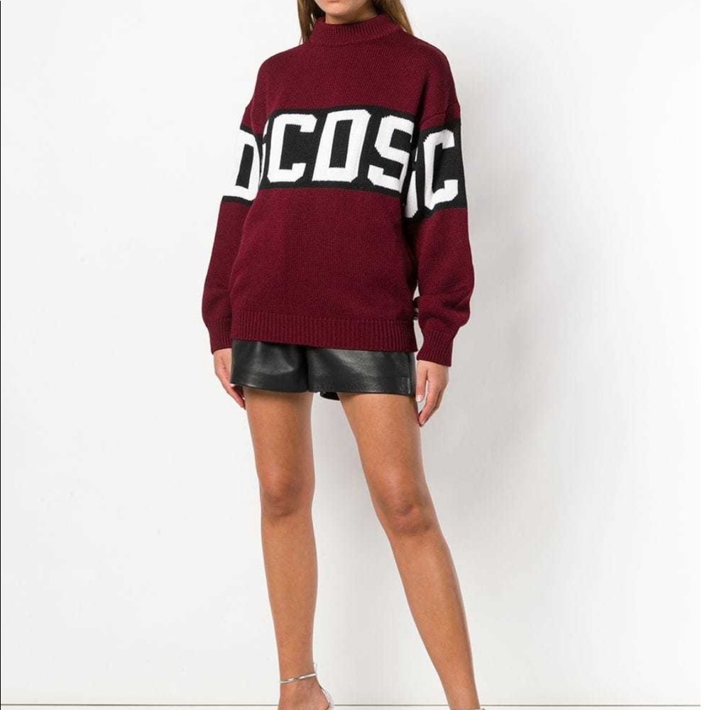 GCDS Logo Intarsia Jumper size S